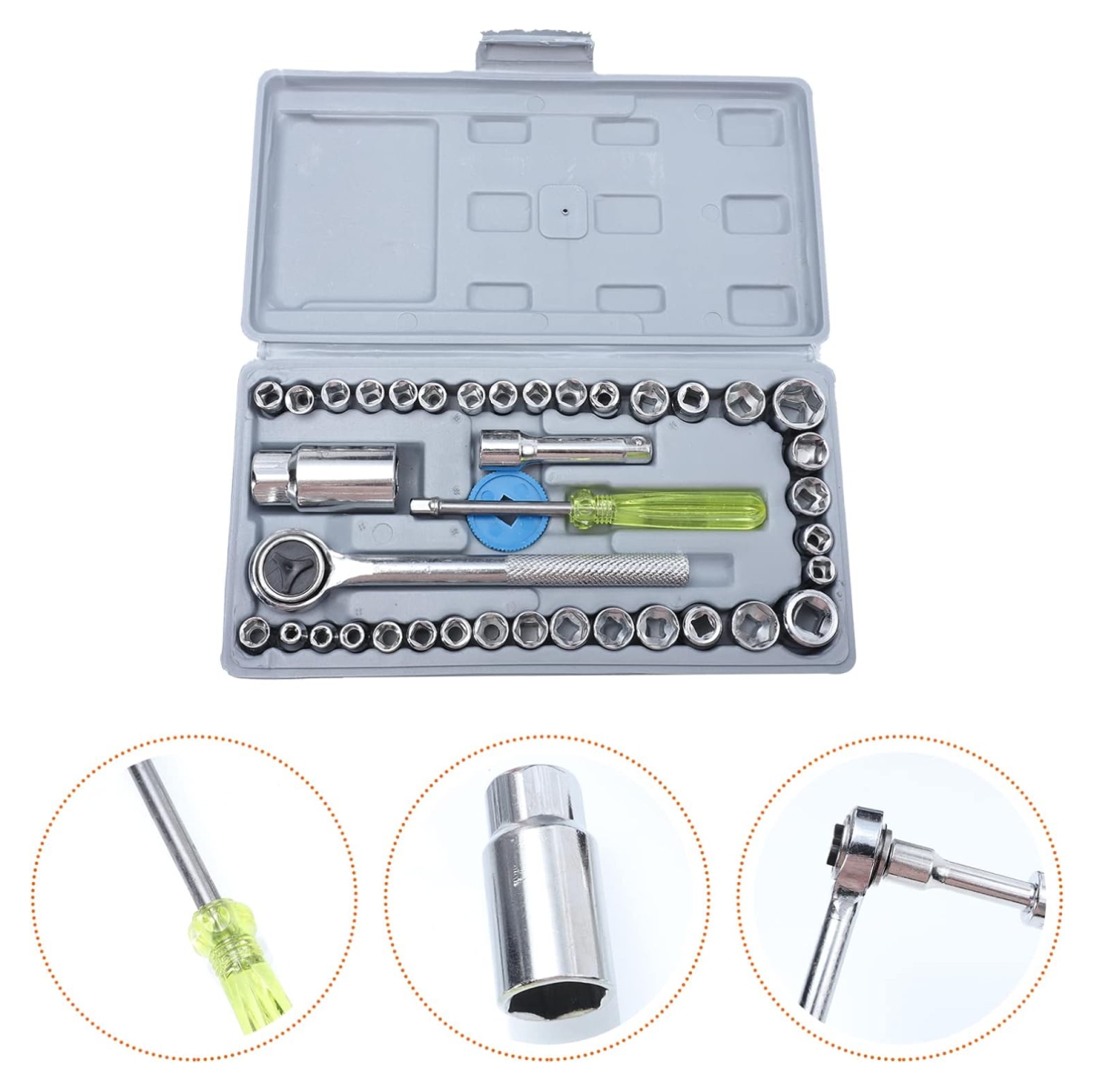 Miniatura 3 de Kit 40pcs Juego De Raches Copas Carro